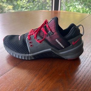 Nike Free Metcon 2 Georgia size 7 black/red